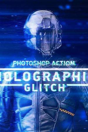 20 Glitch & VHS Photo Effects With Digital Photoshop Art Styles